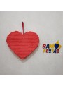 Pinhata Coração Vermelho com Bastão e Máscara Bam Festas Boutique de Festas