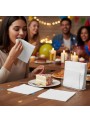 Guardanapos de Papel Luxo Branco – 20 unidades