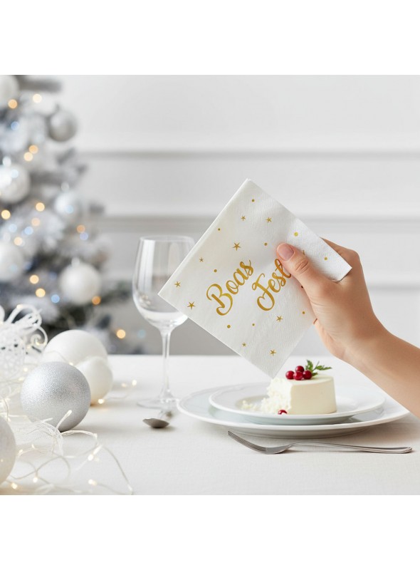 Guardanapo de Papel Boas Festas Natal Ano Novo 20 Unidades