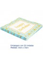 Guardanapo De Papel Happy Birthday Azul 33x33cm 20 Unidades