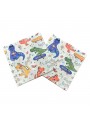 Guardanapo De Papel Festa Dinossauros 33x33cm 20 Unidades
