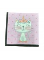 Guardanapo De Papel Festa Gatinha Rosa 33x33cm 20 Unidades