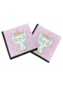 Guardanapo De Papel Festa Gatinha Rosa 33x33cm 20 Unidades
