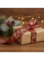 Fita De Natal Xadrez Vermelho Renas 2m 1 Unidade