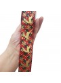 Fita De Natal Xadrez Vermelho Renas 2m 1 Unidade