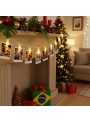 Pisca Prendedor de Led Super Brilhante Branco Quente 2 Metros Decoração de Natal