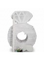 Pinhata Anel Diamante Com Bastão Máscara E Confetes Piñata