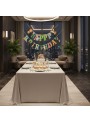 Faixa Decorativa Happy Birthday Animais 3,5m Aniversário