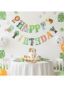 Faixa Decorativa Happy Birthday Animais 3,5m Aniversário
