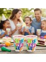 Copo De Papel Happy Birthday Colorido 270ml 8 Unidades