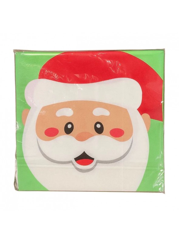 Guardanapo De Papel Papai Noel Natal 33x33cm 20 Unidades