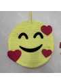 Pinhata Carinha Divertida Emoji Com Bastão Máscara E Confetes Piñata