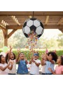 Pinhata Bola de Futebol com Bastão e Máscara Bam Festas Boutique de Festas