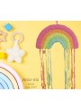 Pinhata Arco Íris com Bastão e Máscara Bam Festas Boutique de Festas