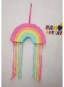 Pinhata Arco Íris com Bastão e Máscara Bam Festas Boutique de Festas