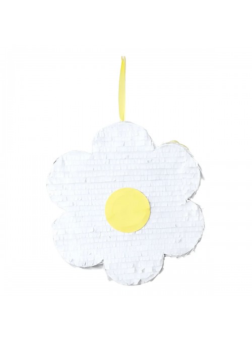 Pinhata Flor Margarida com Bastão e Máscara Bam Festas Boutique de Festas