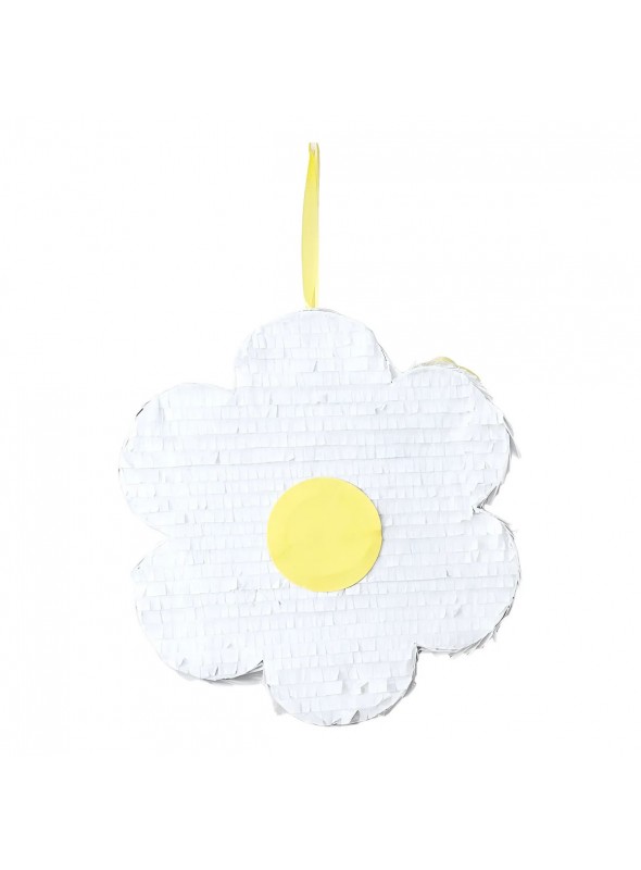 Pinhata Flor Margarida com Bastão e Máscara Bam Festas Boutique de Festas