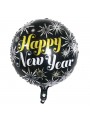 Balão Metalizado Redondo Feliz Ano Novo 18 Polegadas 45cm