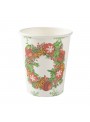 Copo De Papel Guirlanda De Natal 270ml 10 Unid Descartáveis