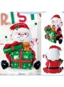 Balão Metalizado Papai Noel Sentado 102x63,5 Natal Natalino