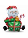 Balão Metalizado Papai Noel Sentado 102x63,5 Natal Natalino