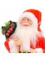 Boneco Papai Noel Saco De Presentes 38cm Decoração Natal