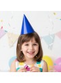 Chapéu de Aniversário Azul Escuro 08 Unidades Silver Festas