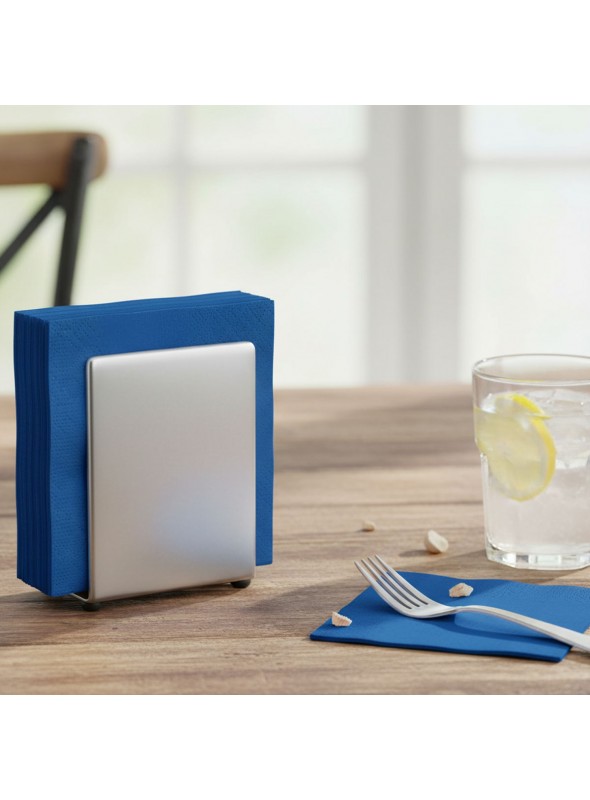 Guardanapos de Papel Folha Dupla Azul Escuro 32x32 Silver Festas – 20 unidades