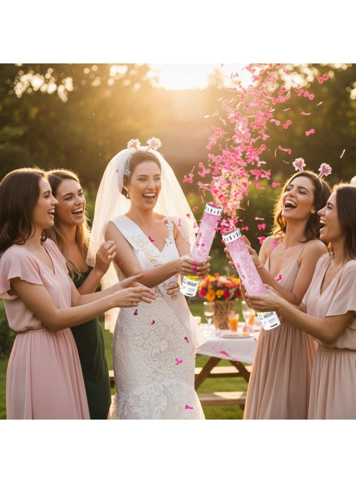 Lança Confete Despedida de Solteira Pênis 30cm Noiva 1 Unidade
