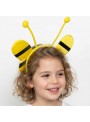 Adereço de Festa Fantasia Tiara Infantil Abelha Amarela 24cm Bazar