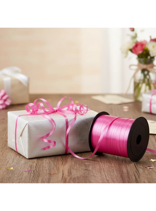 Fitilho de Plástico para Balões Rosa Pink 5mmx228,6m Ponto das Festas