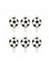 Mini Prendedor Decorativo Futebol 4cm 6 Unidades Lembrancinha