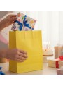Sacola De Papel Amarela 22x16,5cm 10 Unidades Lembrancinha