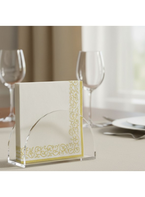 Guardanapos de Papel Luxo Arabesco Dourado – 20 unidades