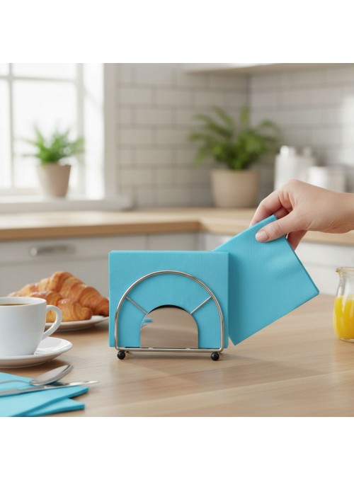 Guardanapos de Papel Luxo Azul Claro – 20 unidades