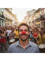 Adereço Nariz de Palhaço Vermelho Carnaval Fantasia Palhaço Bazar