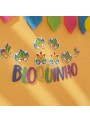 Faixa Decorativa de Papel Bloquinho Carnaval Artigos de Festa