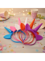 Adereço de Festa Tiara Unicórnio com Luz Luminosa Cores Sortidas Bazar
