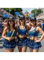 Boné Preto Polícia Fbi Unissex Ajustável Adereço Carnaval