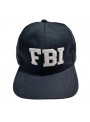 Boné Preto Polícia Fbi Unissex Ajustável Adereço Carnaval