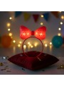 Tiara Ratinha Minnie com Luz Luminosa Vermelha 16cm Bazar