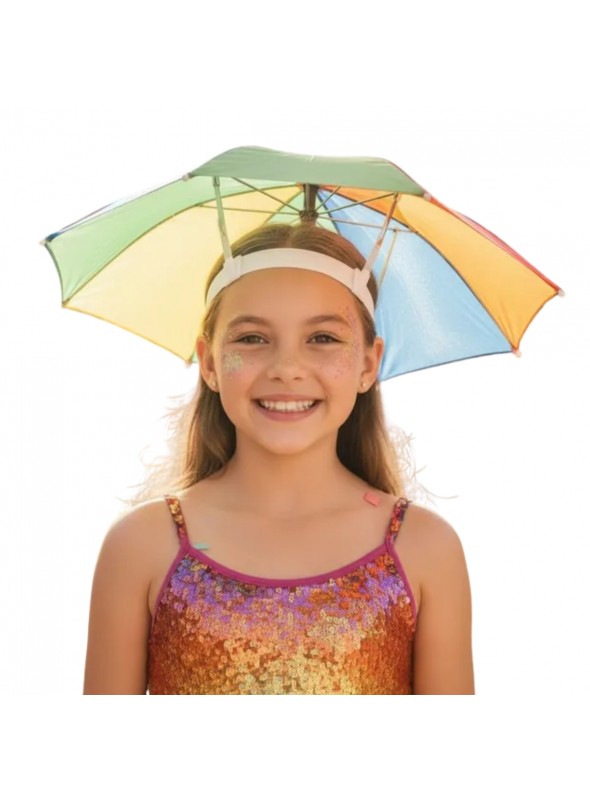 Chapéu Divertido Guarda Chuva Frevo Colorido Carnaval Kit Festa