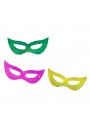 Máscara De Papel Folia Cores Sortidas Com 12 Un Carnaval