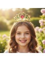 Adereço Coroa de Princesa Dourada 5 Unidades