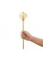 Varinha De Princesa Dourada Com 6 Unidades Kit Festa
