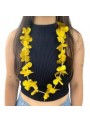 Adereço Festa Colar Havaiano Dourado Metalizado 1 Und Carnaval