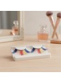 Cílios Postiços Colorido Fantasia Carnaval Kit o Par Bazar