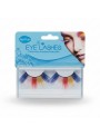 Cílios Postiços Colorido Fantasia Carnaval Kit o Par Bazar