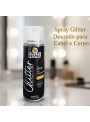 Spray Glitter para Cabelo e Corpo Dourado 135ml Carnaval