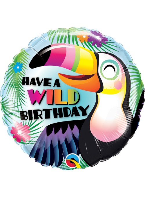 Balão Metalizado Aniversário Tucano  – 1 unidade